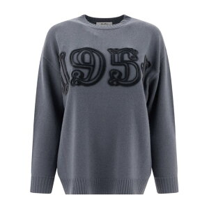 Max Mara �}�b�N�X�}�[�� ���f�B�[�X �j�b�g�E�Z�[�^�[�E�J�[�f�B�K�� 2511361191600FIDO046 1951 crewneck sweater Light blue L M S XS �y���������E�֐ō��z