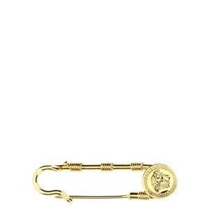 VERSACE ���F���T�[�`�F ���f�B�[�X �J�t�E�s���Y�E�u���[�` DG6H149DJMT3J000 'Safety Pin' pin Gold onesize �y���������E�֐ō��z