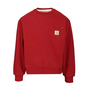 yyVC[OXӍՍő80%OFF+P2{~zCarhartt WIP J[n[g Y XEFbgEt[fB[ I035547H806 "Detroit" sweatshirt Red 3XL 4XL 5XL L M S XL XS 2XL 2XS yE֐ōz