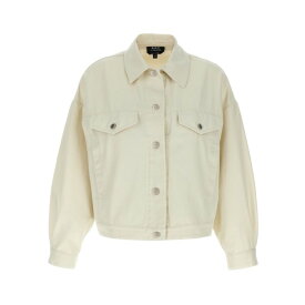 【楽天イーグルス感謝祭最大80%OFF+P2倍~】A.P.C. アーペーセー レディース カジュアルジャケット COGBJF02905AAC 'Cally' jacket White IT36 IT38 IT40 40 38 【送料無料・関税込】