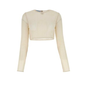 Prada �v���_ ���f�B�[�X T�V���c�E�J�b�g�\�[ P914LRS23112BWF0304 Sand beads top Beige o Tan 40 42 �y���������E�֐ō��z
