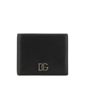 Dolce & Gabbana �h���`�F�K�b�o�[�i �����Y ���z�E�J�[�h�P�[�X BP3102AU99480999 Black leather wallet Black onesize �y���������E�֐ō��z
