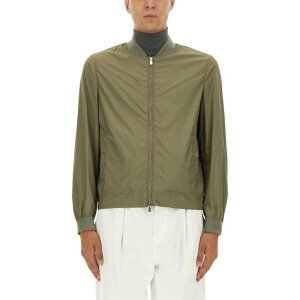 Brunello Cucinelli �u���l���E�N�`�l�� �����Y �J�W���A���W���P�b�g MV4086540C4174 BOMBER WITH ZIP BROWN 50 52 �y���������E�֐ō��z