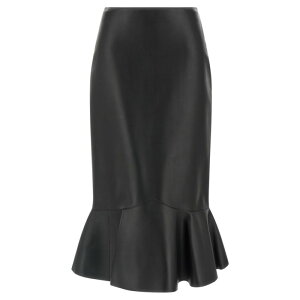 FENDI �t�F���f�B ���f�B�[�X �X�J�[�g FPD970AUV3F0GME Nappa skirt Black IT38 IT40 �y���������E�֐ō��z