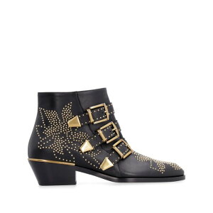 Chloe �N���G ���f�B�[�X �u�[�c C16A134750ZY Chloe Boots Black Blacks and greys 371/2 381/2 391/2 36 39.5 41 38 38.5 37 37.5 40 39 �y���������E�֐ō��z