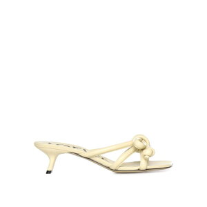 LOEWE ���G�x ���f�B�[�X �T���_�� LLSP465X108020 Lambskin Flamenco Knot Sandal White 39 38 41 �y���������E�֐ō��z