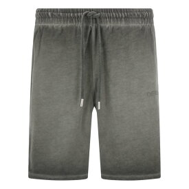 Off-White オフホワイト メンズ ショートパンツ OMCI013F25FLE00B12121212 'Laundry Diagonal Skate' bermuda shorts Gray L M S 【送料無料・関税込】