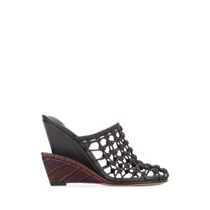 JACQUEMUS �W���b�N���X ���f�B�[�X �T���_�� 251FO1654301880 LES DOUBLES TRESSES DARKBROWN 36 37 38 39 40 41 �y���������E�֐ō��z