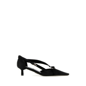Prada �v���_ ���f�B�[�X �p���v�X�E�n�C�q�[�� 1I444OFDB45010F0002 Black canvas pumps Black 35.5 36 36.5 37 37.5 38 39 40 41 �y���������E�֐ō��z