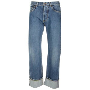 Alexander McQUEEN �A���L�T���_�[�E�}�b�N�C�[�� �����Y �W�[���Y 781770QYAAU4211 Cuffed hems jeans Blue IT42 IT44 IT46 IT48 IT50 IT52 IT54 IT56 IT58 IT60 IT62 IT64 48 50 52 �y���������E�֐ō��z
