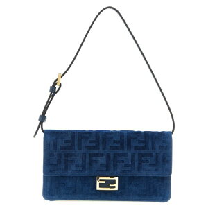 FENDI �t�F���f�B ���f�B�[�X �n���h�o�b�O�E�V�����_�[�o�b�O 8M0498AW5HF1UJW 'Baguette' wallet on chain Blue onesize �y���������E�֐ō��z