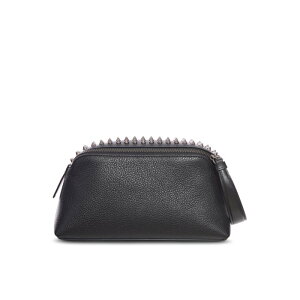 Christian Louboutin �N���X�`���� ���u�^�� �����Y �N���b�`�o�b�O�E�|�[�` 1265095B078 FUNKY CALFSKIN AND STUDDED CLUTCH Black onesize �y���������E�֐ō��z