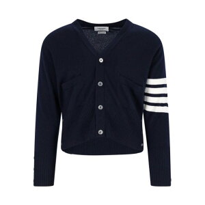 Thom Browne �g���E�u���E�� �����Y �j�b�g�E�Z�[�^�[�E�J�[�f�B�K�� MKCS01A00011415 Cardigan Blue 3 5 �y���������E�֐ō��z