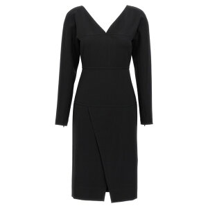 FENDI �t�F���f�B ���f�B�[�X �����s�[�X�E�h���X�E�I�[���C������ FDD185AJYEF0GME Techno jersey dress Black IT38 IT40 IT42 44 �y���������E�֐ō��z