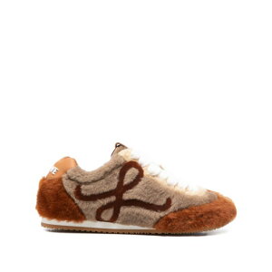 yyVC[OXӍՍő80%OFF+P2{~zLOEWE Gx fB[X Xj[J[ L814282X738892 Loewe Sneakers Leather Brown Brown 36 37 38 39 40 41 yE֐ōz