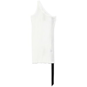 Rick Owens DRKSHDW ���b�N �I�E�G���X �_�[�N�V���h�E ���f�B�[�X �^���N�g�b�v�E�L���~�\�[�� DS01E3105BH11 RICK OWENS DRKSHDW Top White Light and natural M S XS �y���������E�֐ō��z