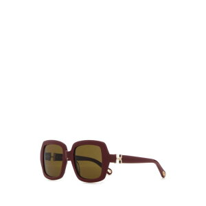 Chloe NG fB[X TOXEACEFA CH0301S00452 Burgundy acetate sunglasses Burgundy onesize yE֐ōz