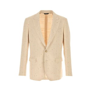 Dolce & Gabbana �h���`�F�K�b�o�[�i �����Y �u���U�[�E�W���P�b�g G2NW0TFBMFWS8051 Embroidered jersey blazer Stripped 48 52 �y���������E�֐ō��z