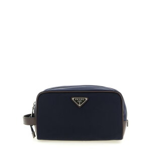 Prada �v���_ �����Y �N���b�`�o�b�O�E�|�[�` 2NA0022HE1F0008 Beauty Re-Nylon Blue onesize �y���������E�֐ō��z