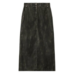 Palm Angels �p�[���G���W�F���X ���f�B�[�X �X�J�[�g PWJC014F25FAB0010710 Palm Angels Skirts Grey Blacks and greys 40 42 �y���������E�֐ō��z
