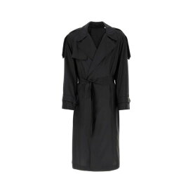Burberry バーバリー メンズ コート 8086298A1189 Black silk trench coat Black 48 【送料無料・関税込】