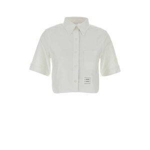 Thom Browne �g���E�u���E�� ���f�B�[�X �V���c�E�u���E�X FLL205AF0313100 White oxford shirt White 38 40 42 44 �y���������E�֐ō��z