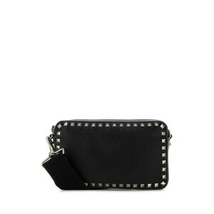 Valentino Garavani ���@�����e�B�m �����Y �n���h�o�b�O�E�V�����_�[�o�b�O 6Y2B0704TED0NO Black leather Rockstud crossbody bag Black onesize �y���������E�֐ō��z