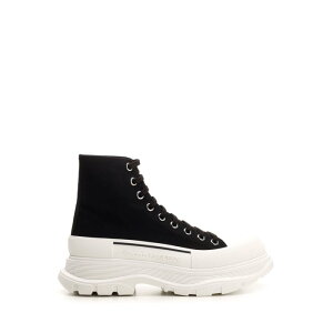 Alexander McQUEEN ALT_[E}bNC[ Y Xj[J[ 705659W4MV21070 Black "Tread Slick" high-top sneakers Black 411/2 421/2 391/2 431/2 401/2 IT38 IT38/2 IT39 IT39/2 IT40 IT4 IT41 IT41/2 IT42 IT42/2 IT43 IT43/2 IT44 IT...