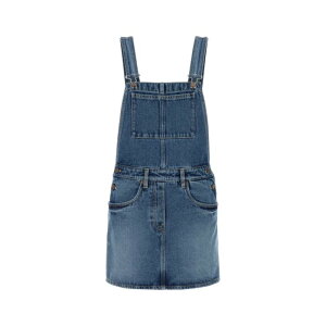 Prada �v���_ ���f�B�[�X �����s�[�X�E�h���X�E�I�[���C������ GFA132S23116PKF0V3N Denim dungarees dress Blue 36 38 40 46 �y���������E�֐ō��z