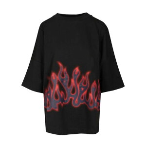 Palm Angels �p�[���G���W�F���X �����Y T�V���c�E�J�b�g�\�[ PMAA10BF25JER0031084 flames over Tee Multicolor 3XL 4XL 5XL L M S XL XS 2XL 2XS �y���������E�֐ō��z