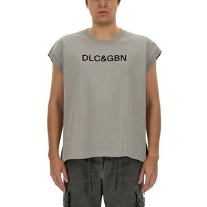 Dolce & Gabbana �h���`�F�K�b�o�[�i �����Y T�V���c�E�J�b�g�\�[ G8RF8TG7M3ON0634 T-SHIRT WITH LOGO GREY XS M S �y���������E�֐ō��z