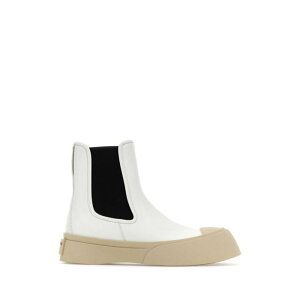 Marni �}���j ���f�B�[�X �u�[�c TCZW000502P272200W01 White nappa leather Pablo ankle boots White 35 36 37 38 39 40 �y���������E�֐ō��z