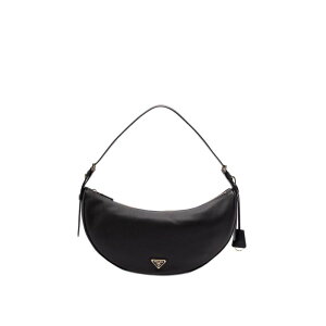 Prada �v���_ ���f�B�[�X �n���h�o�b�O�E�V�����_�[�o�b�O 1BC2552CYSVOVOF0002 ` Demi-Lune` Large Shoulder Bag Black onesize �y���������E�֐ō��z