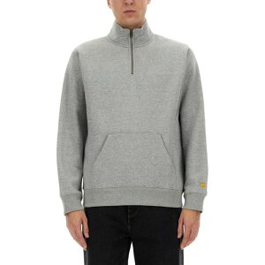 yyVC[OXӍՍő80%OFF+P2{~zCarhartt WIP J[n[g Y XEFbgEt[fB[ I03366500MXX HALF ZIPPER SWEATSHIRT GREY M XL L yE֐ōz