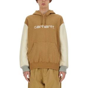 JUNYA WATANABE �W������ ���^�i�x �����Y �X�E�F�b�g�E�t�[�f�B�[ WMT9051001 JUNYA WATANABE MAN X CARHARTT SWEATSHIRT BEIGE M S �y���������E�֐ō��z