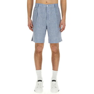 Dolce & Gabbana �h���`�F�K�b�o�[�i �����Y �V���[�g�p���c GW0MATFU4LGB0064 LINEN BERMUDA SHORTS AZURE 48 52 50 �y���������E�֐ō��z