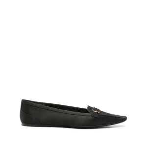 Saint Laurent �T�����[���� ���f�B�[�X ���[�t�@�[ 8192169QAB11000 Saint Laurent Flat shoes Black Blacks and greys 361/2 371/2 381/2 36 37 38 39 40 41 �y���������E�֐ō��z