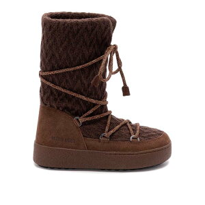 MOON BOOT ���[���u�[�c ���f�B�[�X �u�[�c 80D2450230M062 `Mb X Guest In Residence Ltrack Knit` Boots Brown 36 37 38 39 40 41 �y���������E�֐ō��z