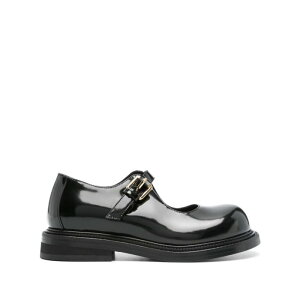 MOSCHINO ���X�L�[�m ���f�B�[�X �t���b�g�V���[�Y MA10704C1MMJ0000 Shoes Moschino BLACK IT36 IT38 36 40 38 37 39 �y���������E�֐ō��z