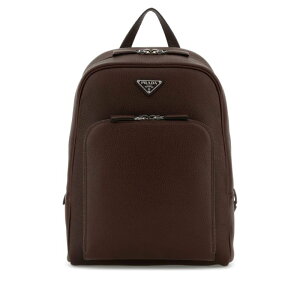Prada �v���_ �����Y �o�b�N�p�b�N 2VZ102VDOO2BBEF0038 Brown leather backpack Brown onesize �y���������E�֐ō��z