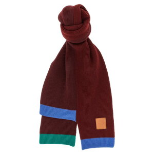 LOEWE ���G�x ���f�B�[�X �X�J�[�t�E�}�t���[ FSA8S3SK016654 Wool asymmetrical scarf Multicolor onesize �y���������E�֐ō��z