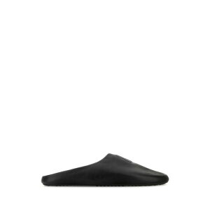Balenciaga oVAK Y T_ 834414WBDH11000 Black leather Ch??teau slippers Black 40 41 42 43 44 45 yE֐ōz