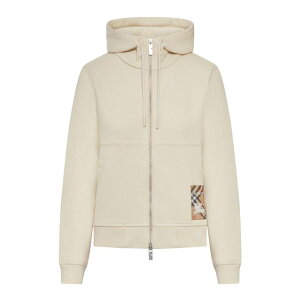 Burberry �o�[�o���[ ���f�B�[�X �X�E�F�b�g�E�t�[�f�B�[ 8118582 Zipped hoodie Brown S XS M �y���������E�֐ō��z