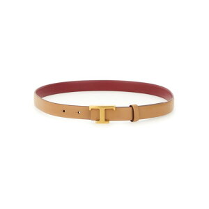 Tod's �g�b�Y ���f�B�[�X �x���g�E�T�X�y���_�[ XCWTSB30100RBR3L83 REVERSIBLE T TIMELESS BELT BEIGE 75 90 80 85 95 �y���������E�֐ō��z