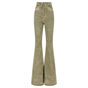 Rick Owens DRKSHDW ���b�N �I�E�G���X �_�[�N�V���h�E ���f�B�[�X �W�[���Y DS01F4311SDSN138 'Bolan Bootcut' jeans Beige 25 26 27 28 �y���������E�֐ō��z