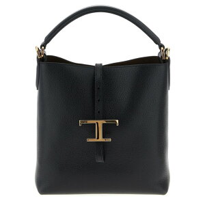 Tod's �g�b�Y ���f�B�[�X �n���h�o�b�O�E�V�����_�[�o�b�O XBWTSEK0100XSOB999 'T Timeless' mini bucket bag Black onesize �y���������E�֐ō��z