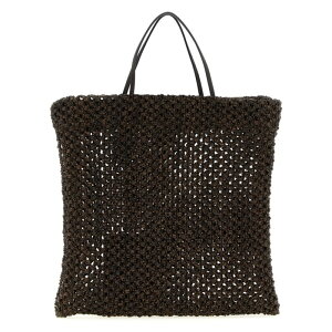 The Row �U�E���E ���f�B�[�X �g�[�g�o�b�O W2075WL6DBAS 'Mini Barn' shopping bag Brown onesize �y���������E�֐ō��z