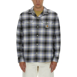 Carhartt WIP �J�[�n�[�g �����Y �V���c�E�u���E�X I0336912ABXX SHIRT WITH LOGO MULTICOLOUR XL L M �y���������E�֐ō��z