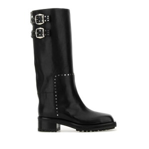 JIMMY CHOO �W�~�[ �`���E ���f�B�[�X �u�[�c BROOKLYNKB50UMJBLACKSILVER BROOKLYN KB 50 BLACKSILVER 36 37 38 39 40 41 39.5 38.5 �y���������E�֐ō��z