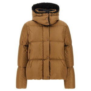 Moncler N[ fB[X _EWPbgER[g K20931A00150539ZD226 'Castelnou' down jacket Brown 0 1 2 3 yE֐ōz